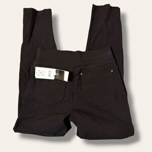 89TH & MADISON Pants Womens PS Black Pull On Straight Leg Elastic Waist